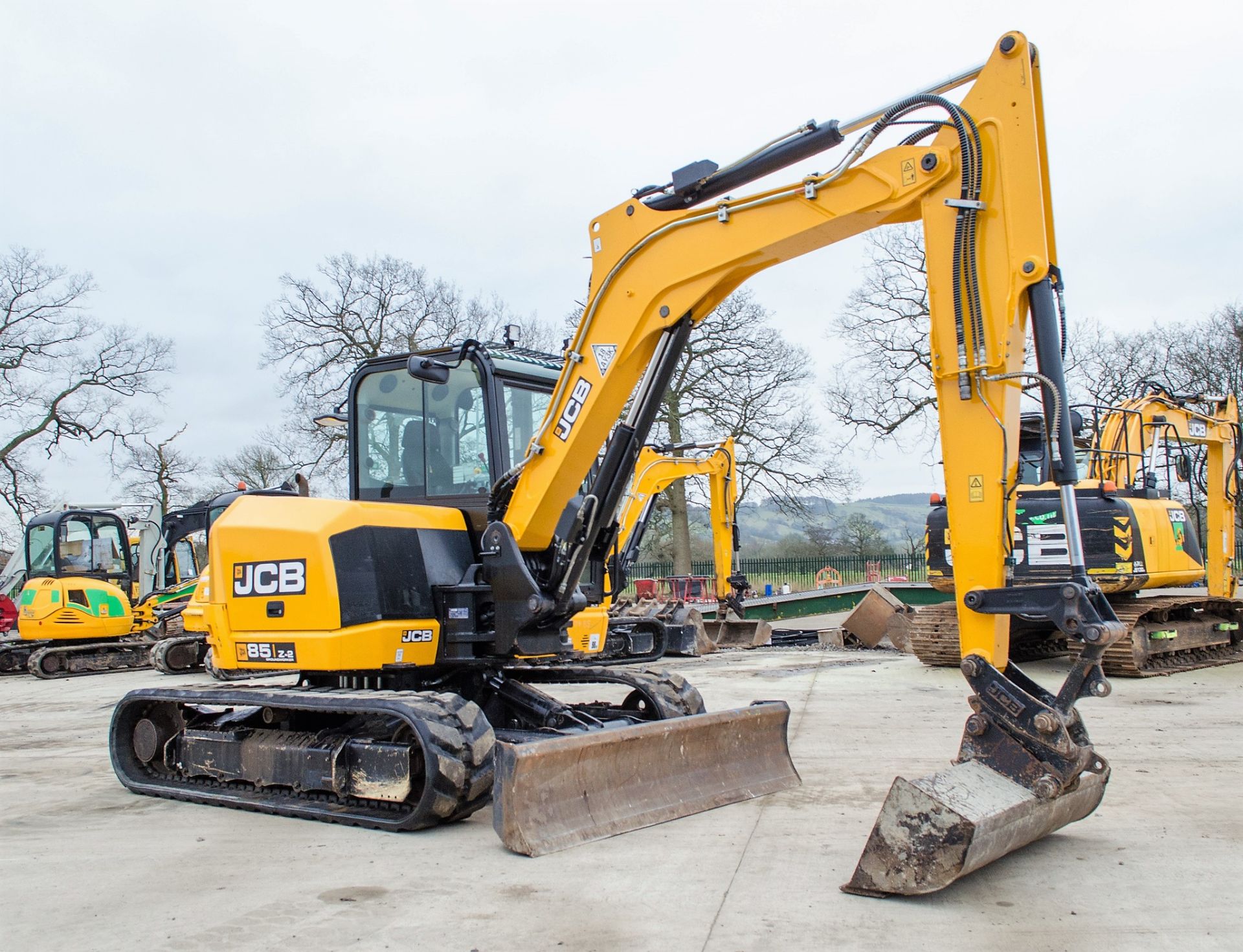 JCB 85 Z-2 Groundworker 8.5 tonne rubber tracked excavator Year: 2020 S/N: 2735673 Recorded Hours: - Image 2 of 29