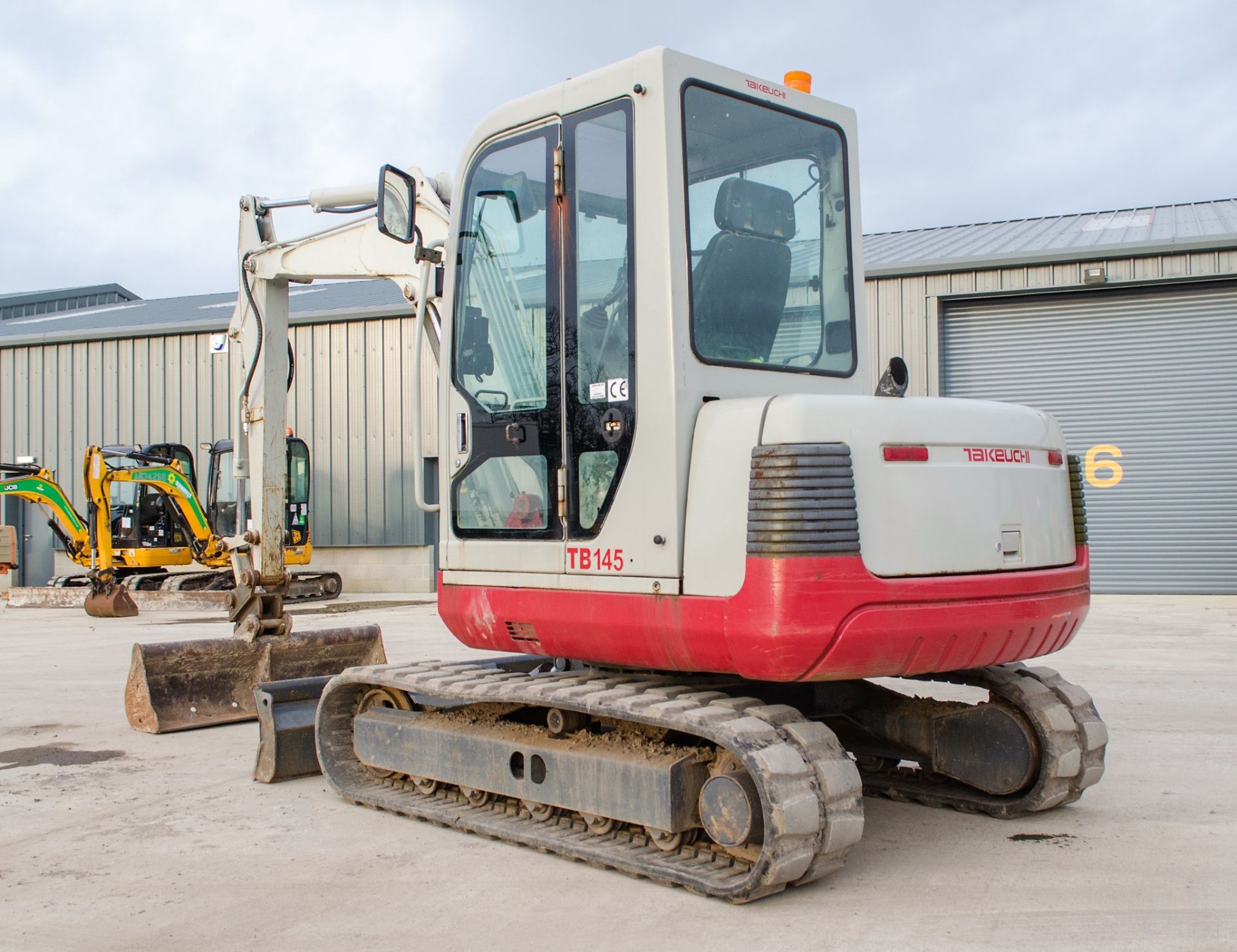 Takeuchi TB145 4.5 tonne rubber tracked excavator Year: 2003 S/N: 14512672 Recorded Hours: 8574 - Image 4 of 25