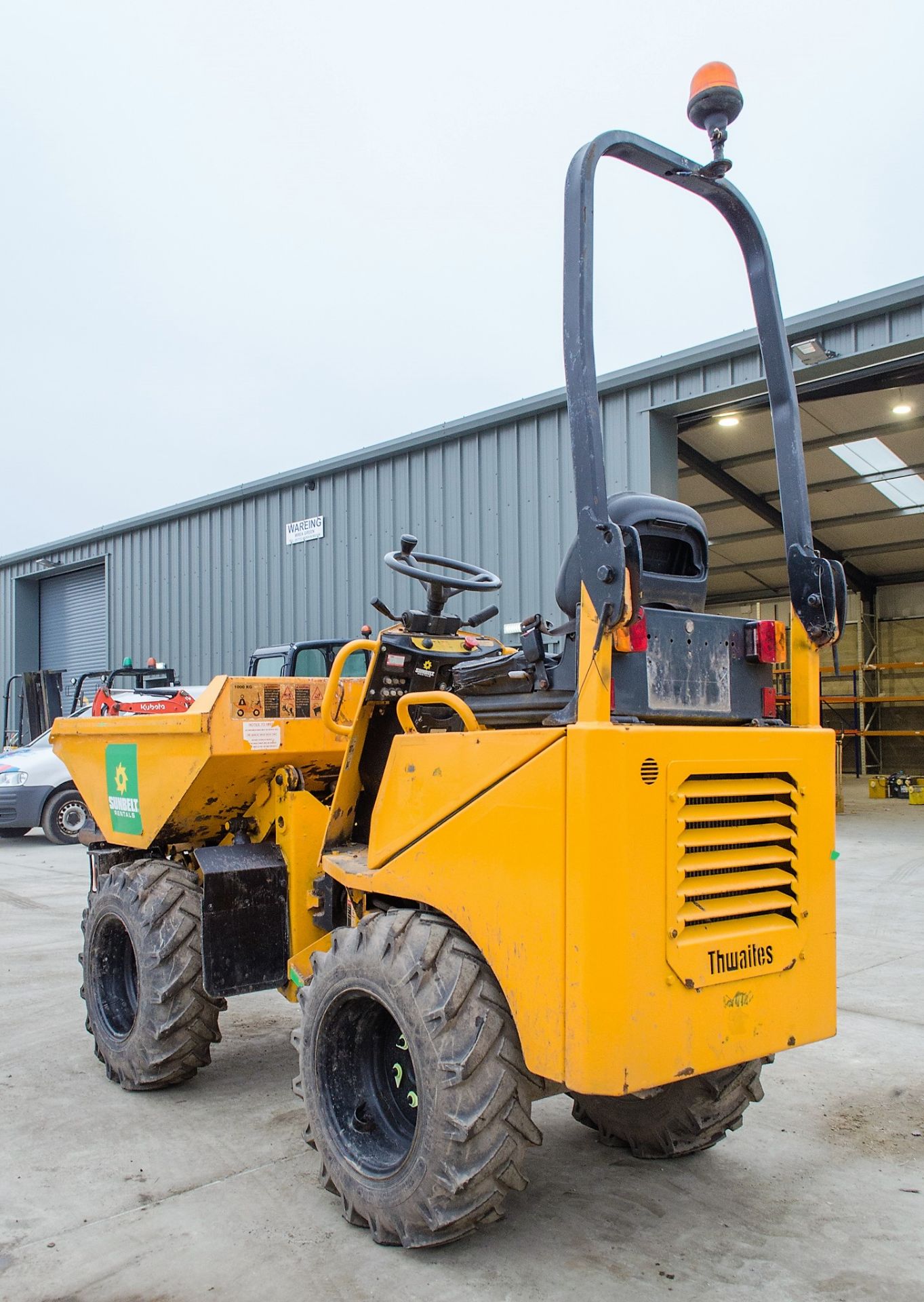 Thwaites 1 tonne hi-tip dumper Year: 2013 S/N: 317C5005 Recorded Hours: 1474 A602302 - Image 4 of 19