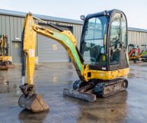 JCB 8016 1.5 tonne rubber tracked mini excavator Year: 2014 S/N: 2071571 Recorded Hours: 2133 blade,