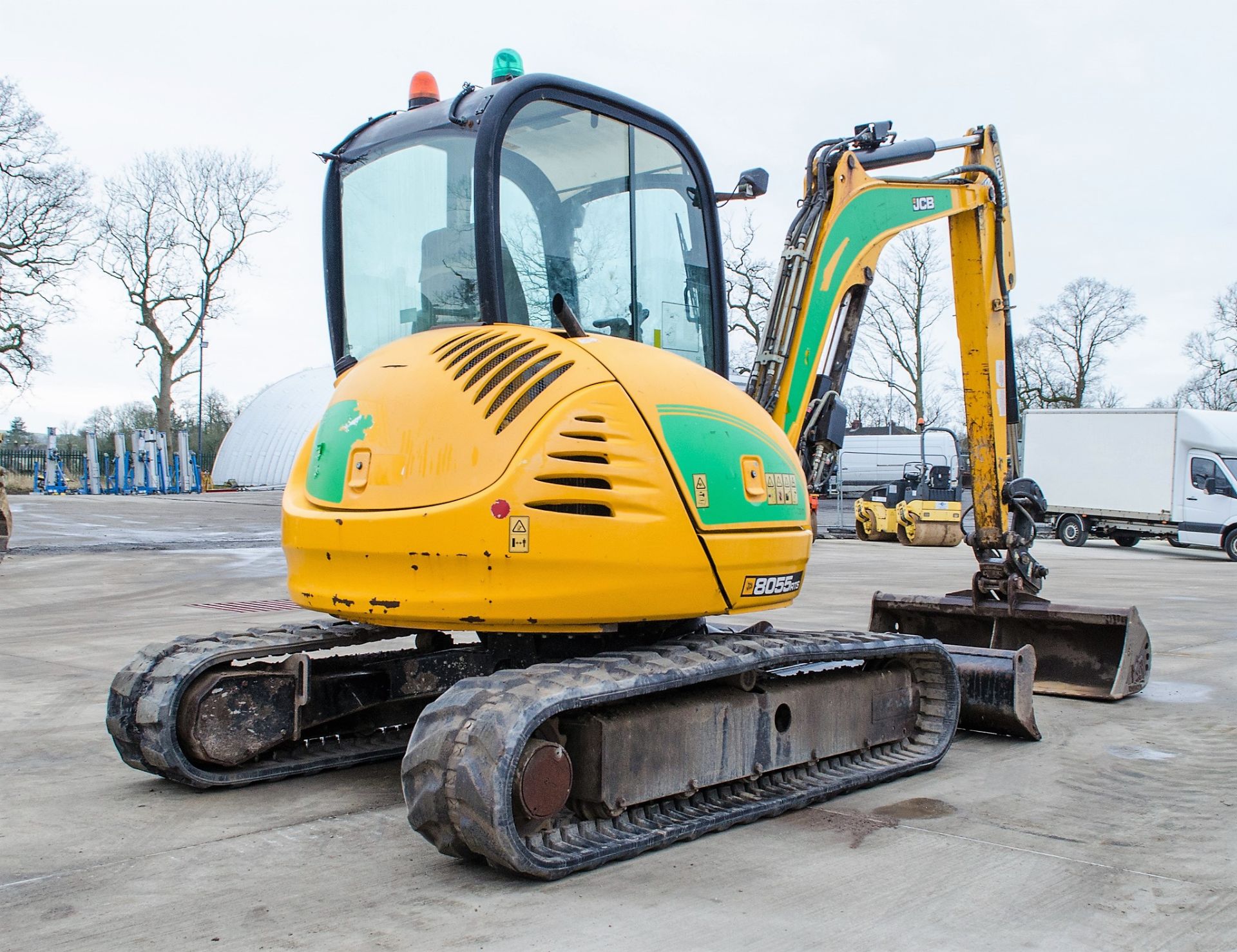 JCB 8055 RTS 5.5 tonne rubber tracked excavator Year: 2015 S/N: 2426300 Recorded Hours: 2924 - Image 3 of 24