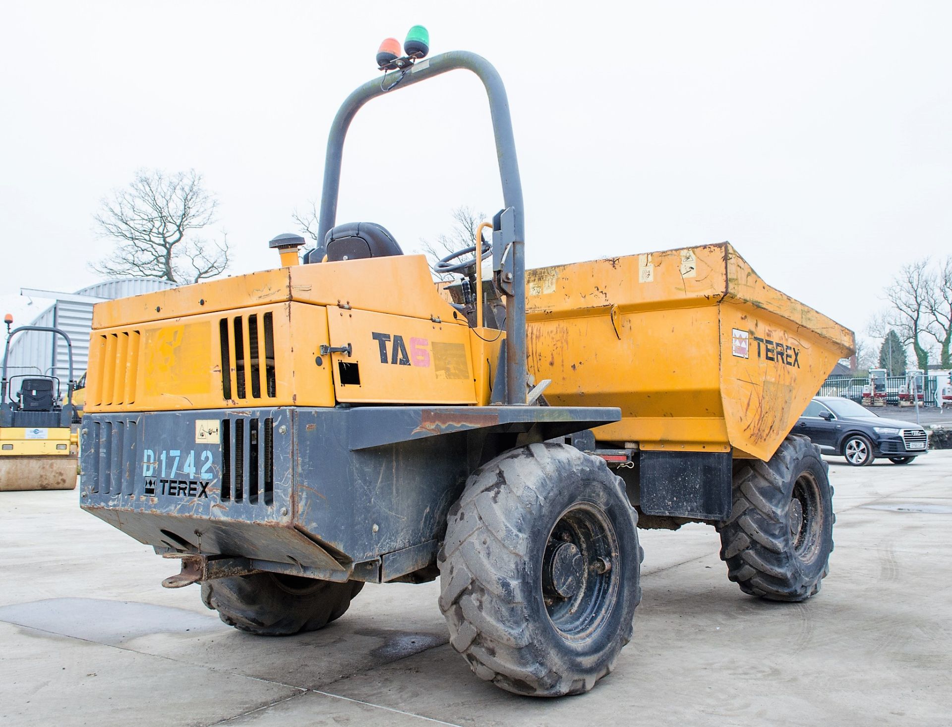 Terex TA6 6 tonne straight skip dumper Year: 2014 S/N: EE1PH5049 Recorded Hours: 1905 D1742 - Image 3 of 21