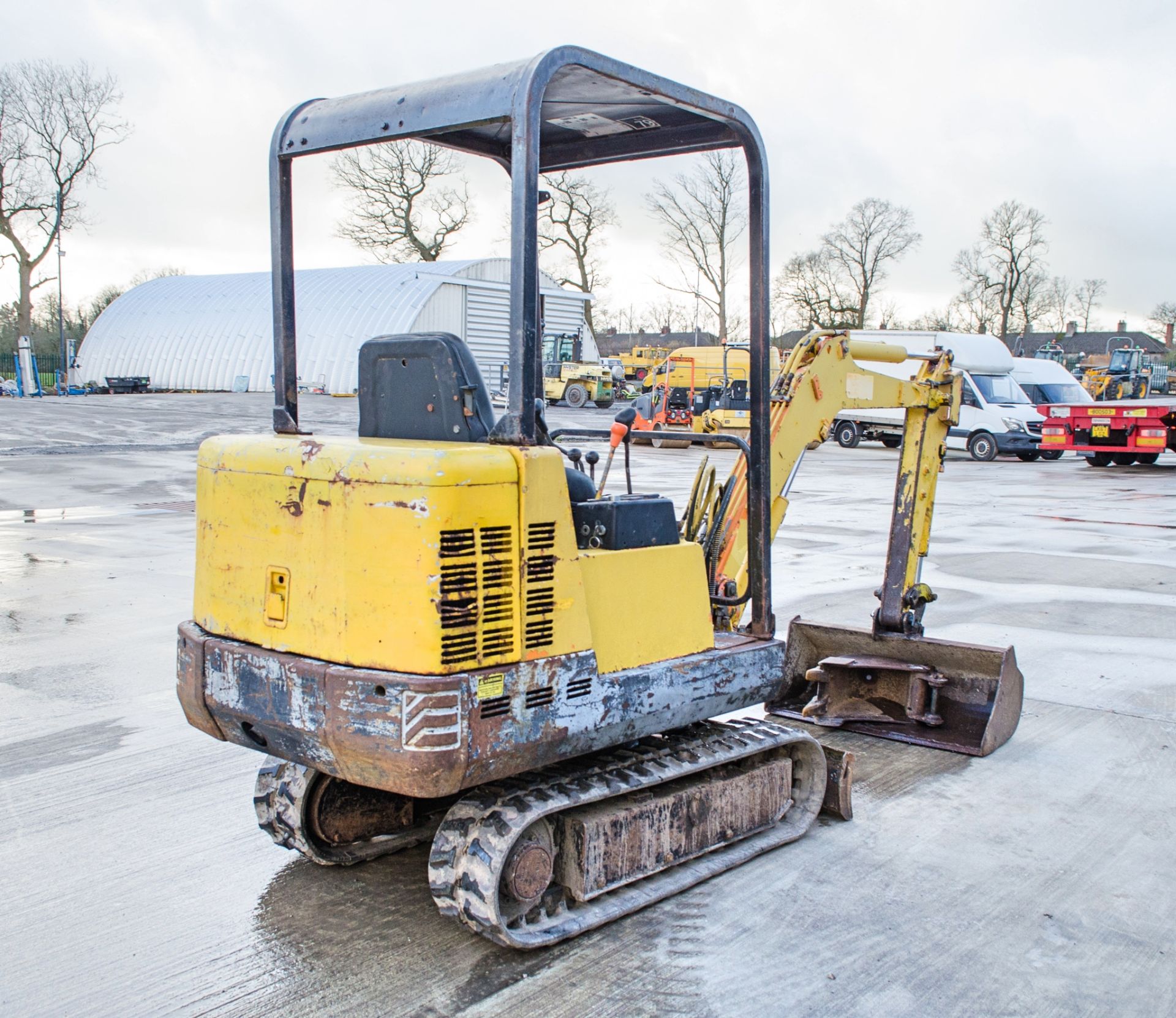 Pel Job EB12-4 1.5 tonne rubber tracked mini excavator Year: 1995 S/N: 26573 Recorded Hours: 00239 - Image 3 of 20