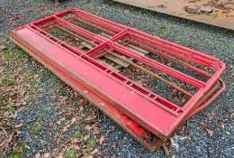 5 steel trench box guard rails