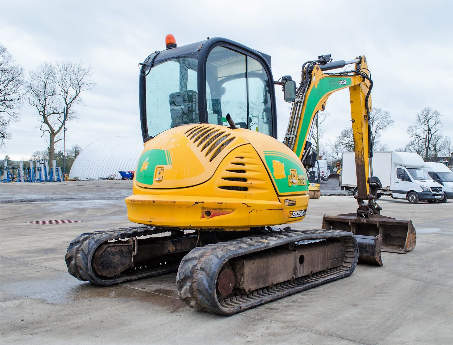 JCB 8055 ZTS 5.5 tonne rubber tracked excavator Year: 2014 S/N: 2060701 Recorded Hours: 2652 - Image 3 of 24