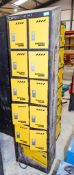 Battery bank 10 locker charging cabinet ** No keys ** EXP2211