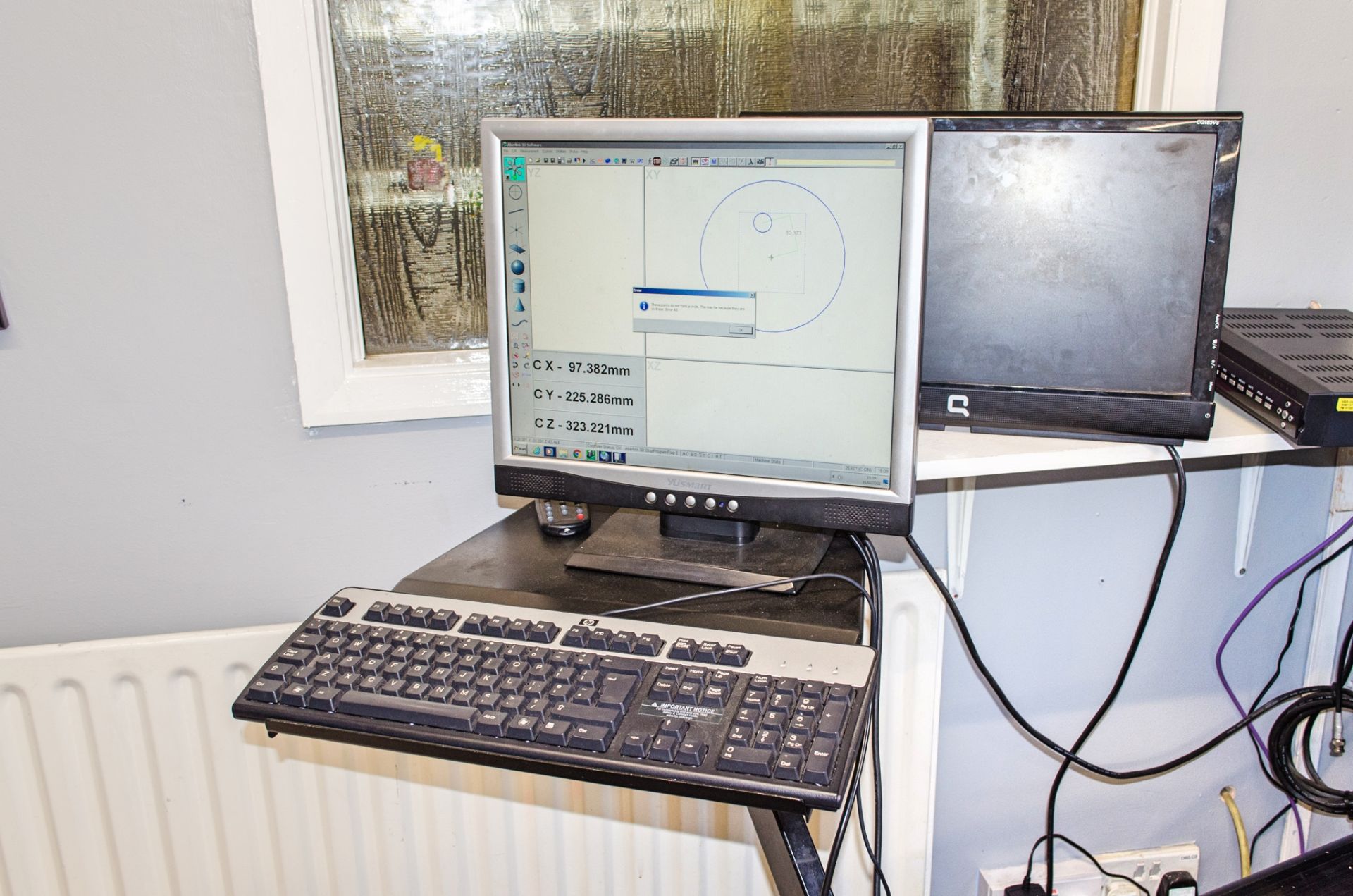 Axiom Aberlink 500 co-ordinate measuring machine c/w CPU, monitor and keyboard - Image 3 of 4