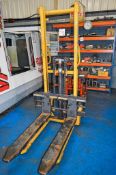 Manual hydraulic high lift pallet truck 1500kgs capacity