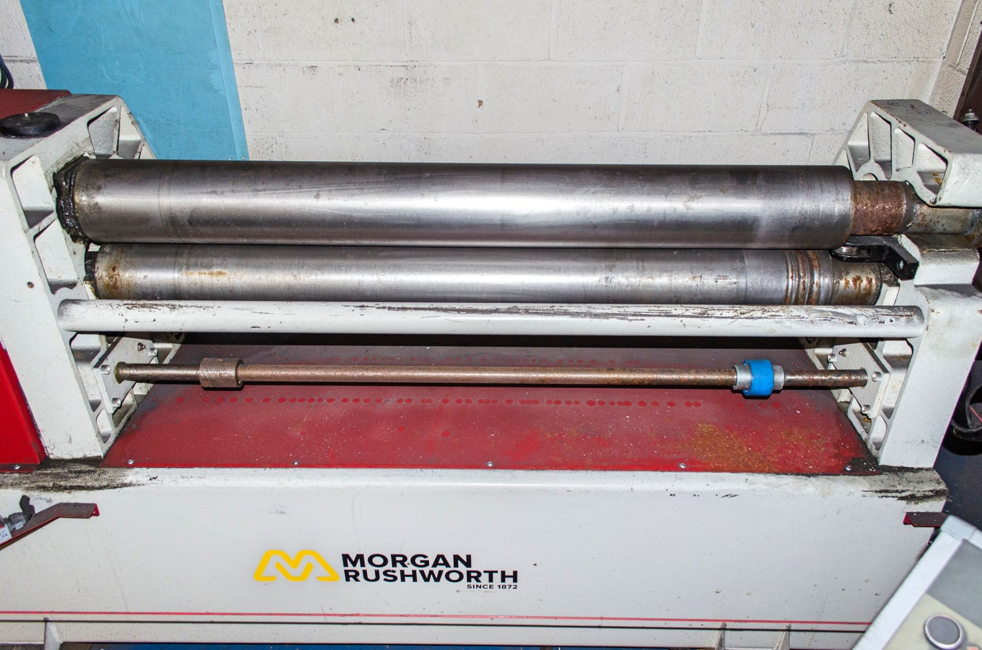 Morgan Rushworth SBR1270/140 powered rolls 1270 max 6mm capacity Year: 2011 S/N: BCYL162 c/w control - Image 3 of 5