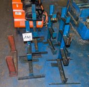 6 - steel material racks