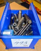 Quantity of turning tool holders as photographed