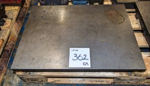 610mm by 455mm surface plate