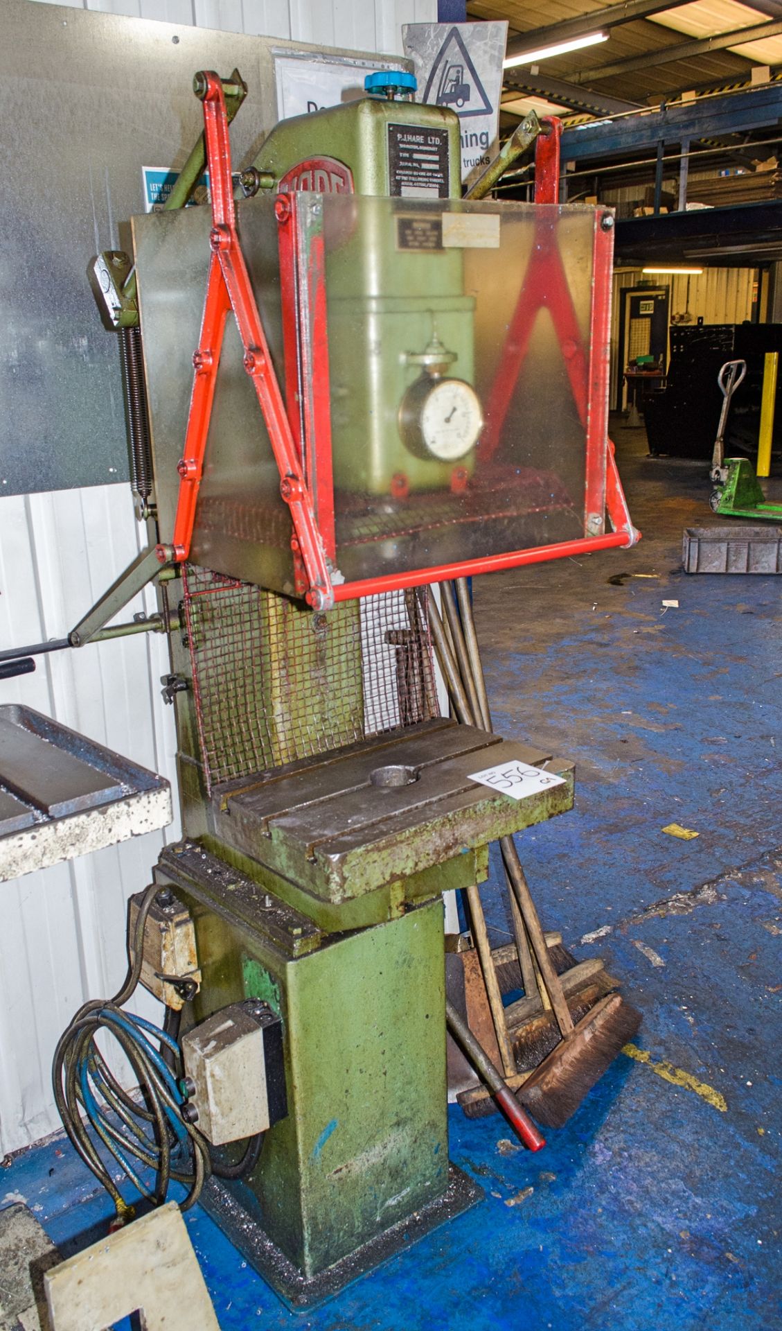 P.J. Hare P.O. hydraulic press - Image 2 of 3