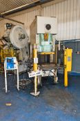 Aida NCI-110 C Frame 110 tonne mechanical power press S/N: 10211-8929 c/w P.A. Industries ultra edge
