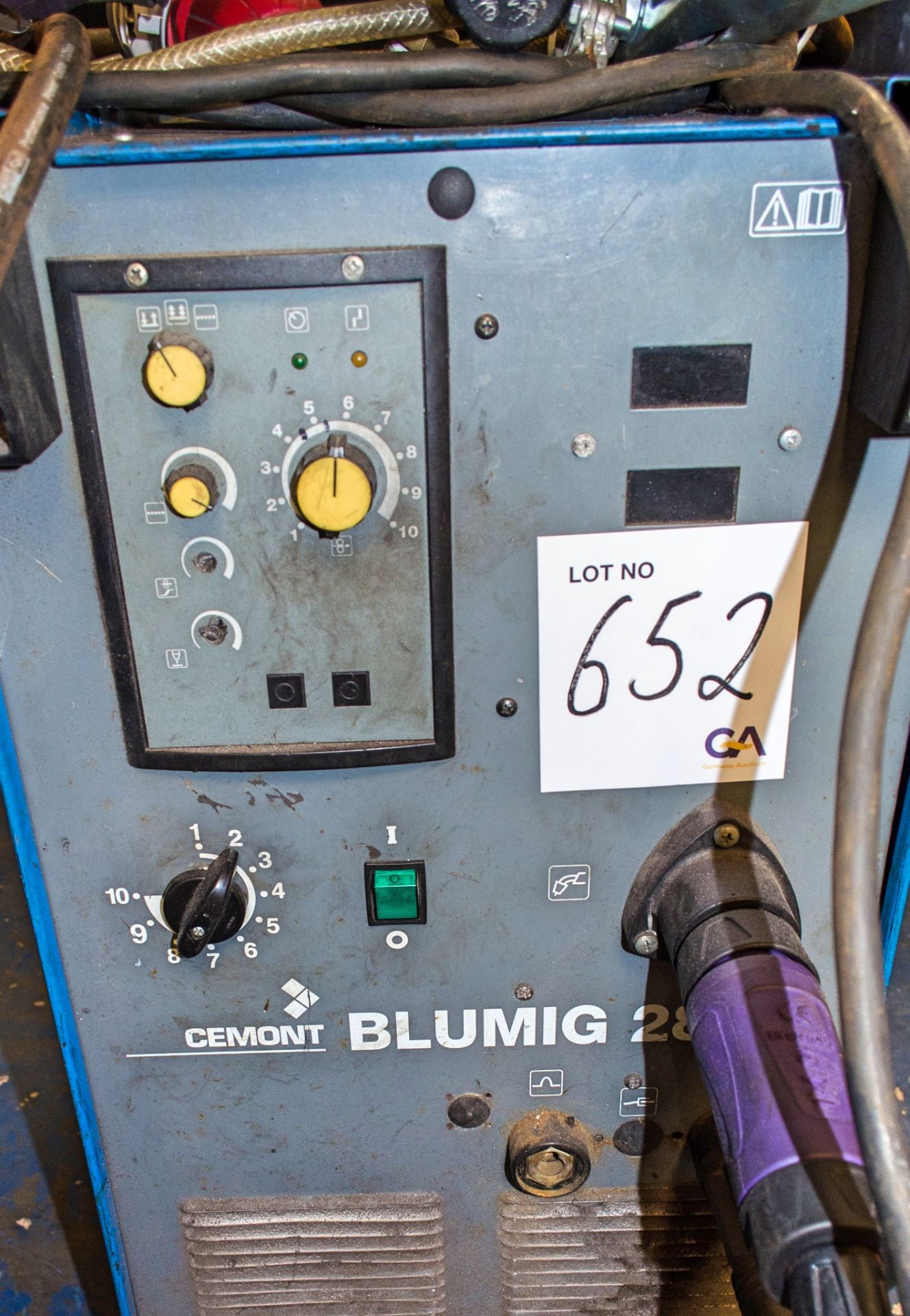 Cemont Blumig 283c mig welding set - Image 4 of 4