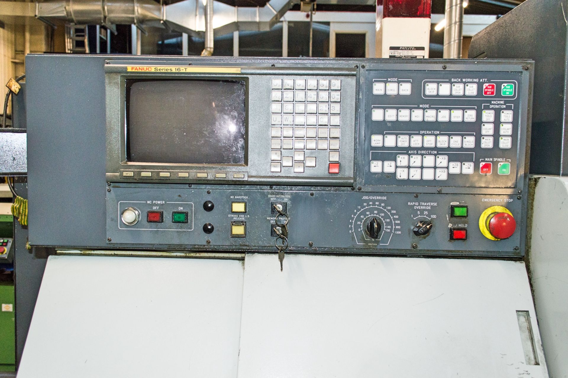 Star SR-32 Type 330 CNC sliding head lathe S/N: 031016 c/w Fanuc 16-T controls, component delivery - Image 8 of 12