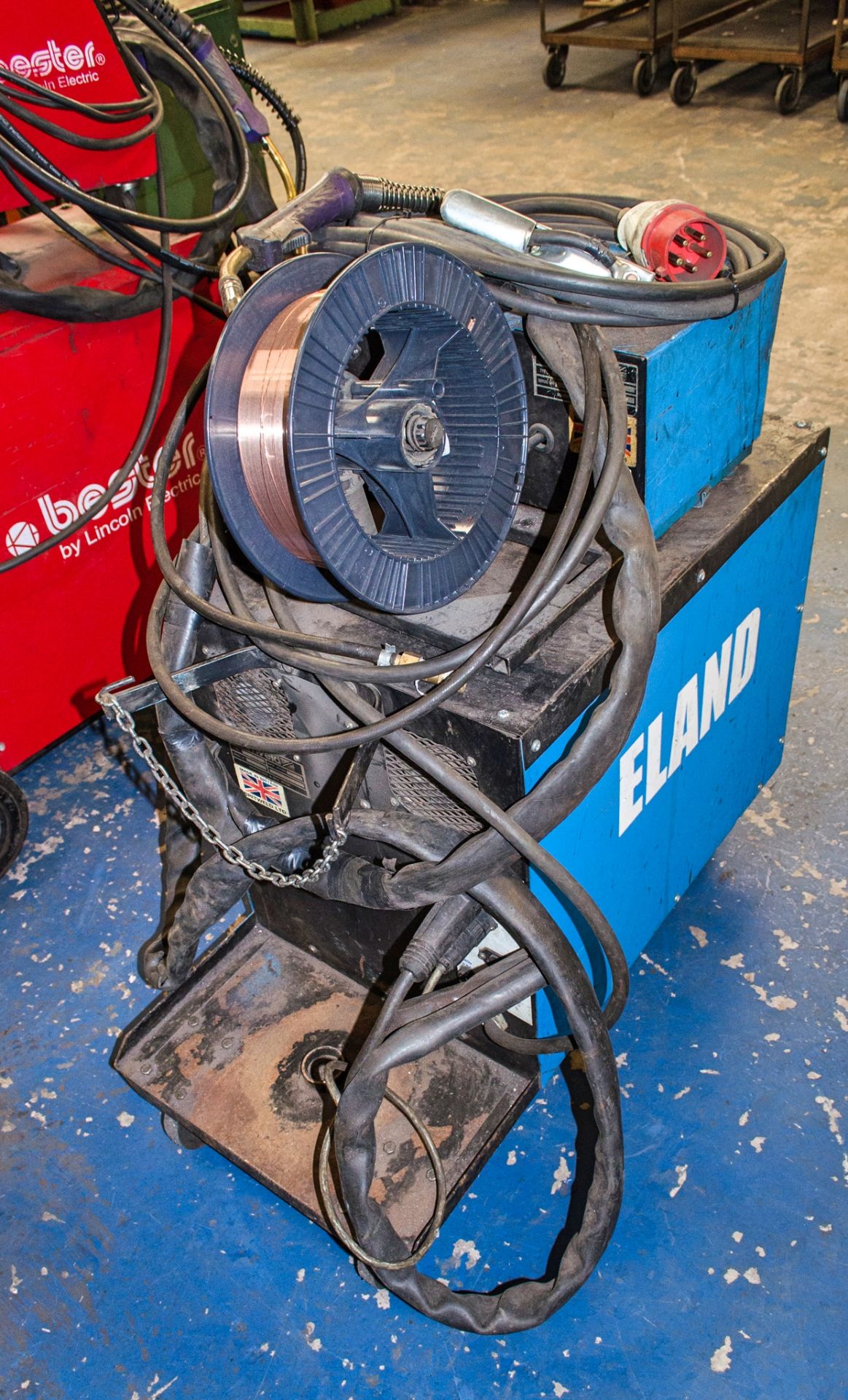 Eland Mig 380 mig welding set c/w remote wire feed - Image 2 of 3