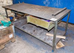 Steel welder's bench