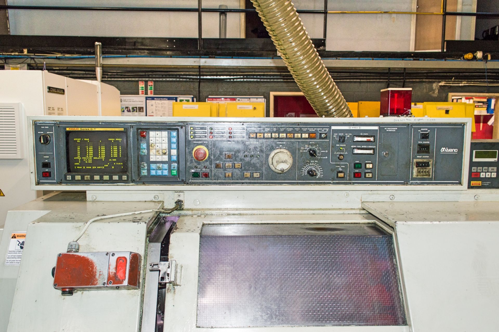 Miyano BND 34S CNC sub spindle live tool turning centre S/N: BD303069S c/w Fanuc O-T controls, FMB - Image 9 of 13