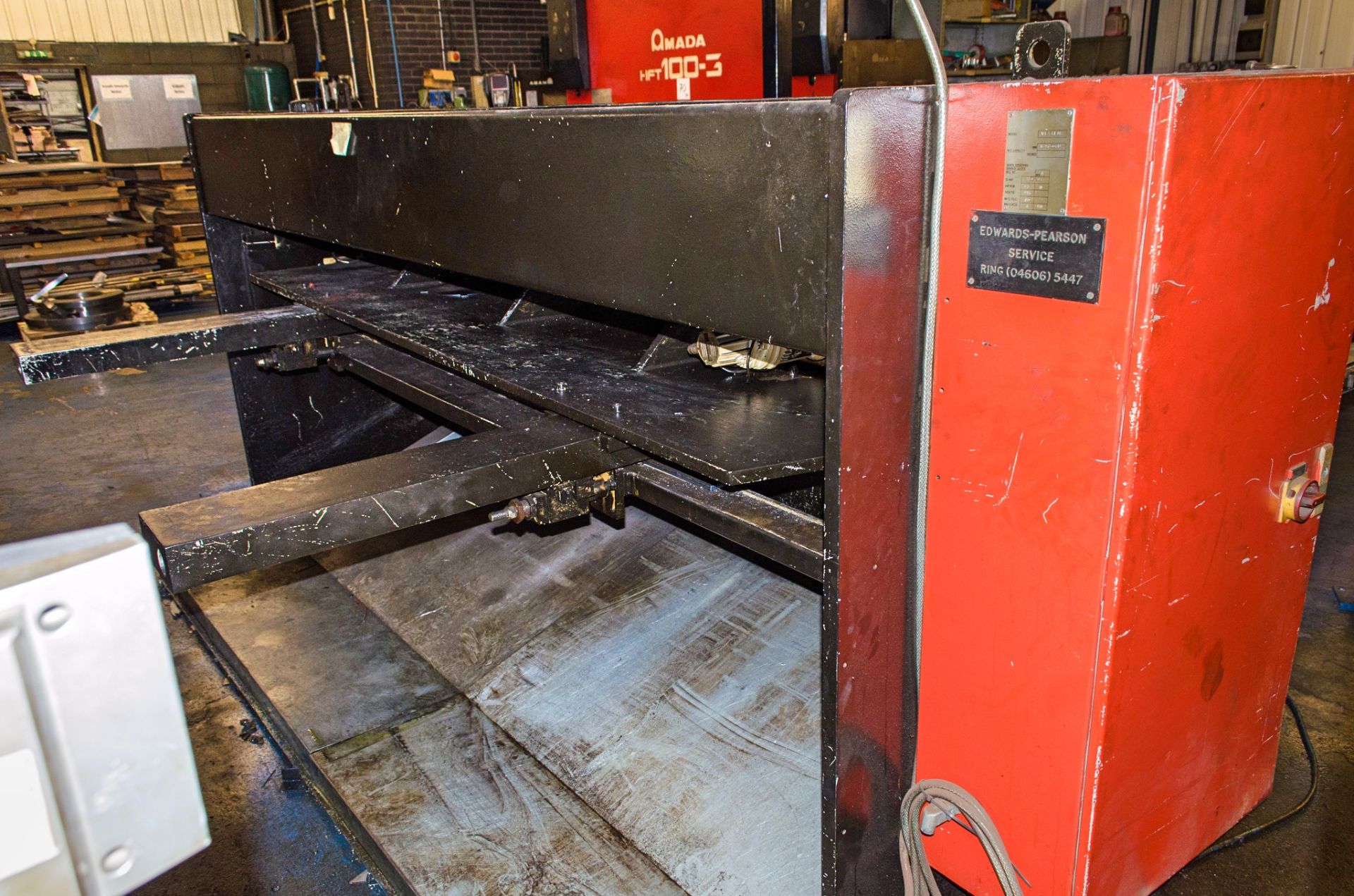 Edwards Pearson VE 3070/6.5 hydraulic guillotine S/N: 93G218 - Image 3 of 7