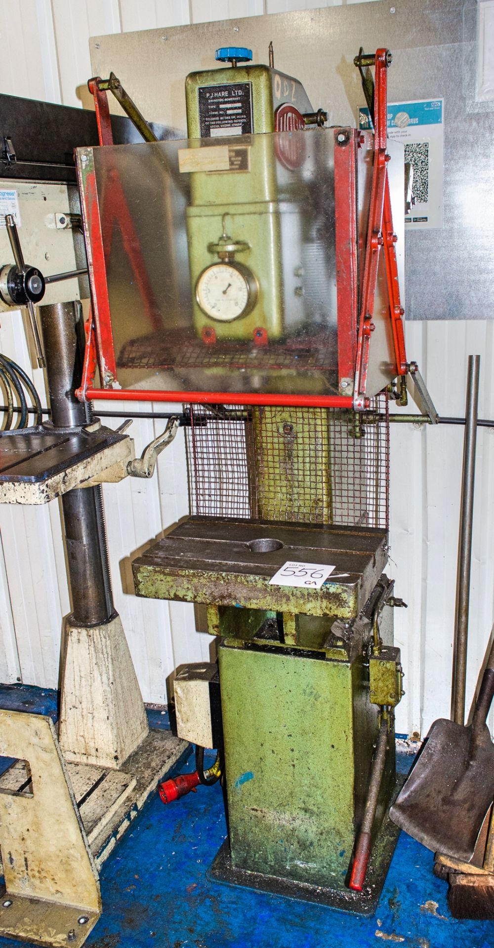 P.J. Hare P.O. hydraulic press