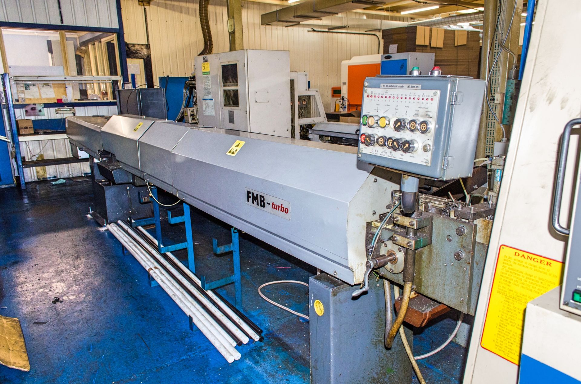 AMF Miyano JNC 45S CNC 5 axis sub spindle lathe S/N: J450444S c/w Fanuc OT controls and FMB Turbo - Image 2 of 14