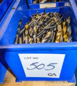 Quantity of straight shank drills as photographed