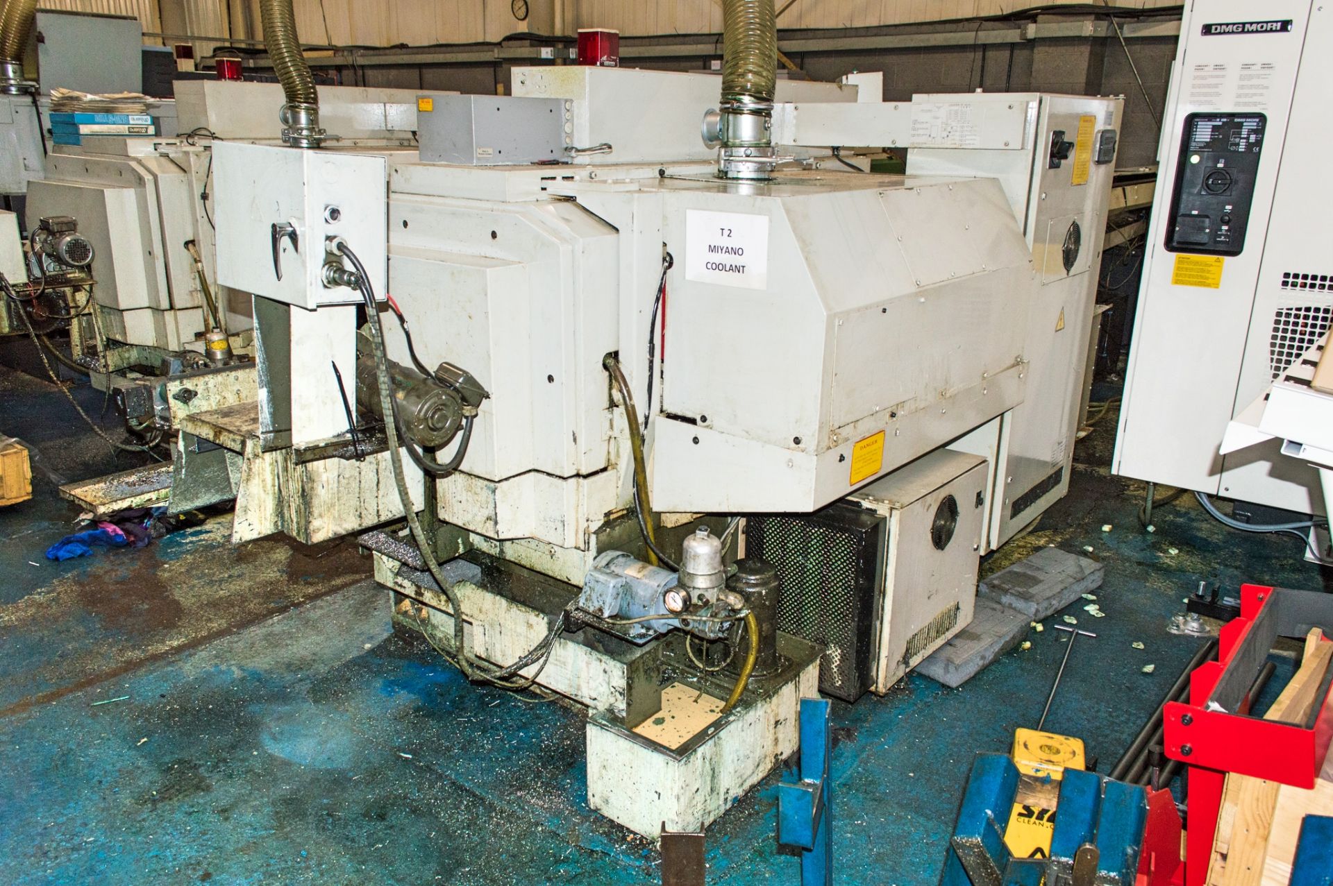 Miyano BND 34S CNC sub spindle live tool turning centre S/N: BD303069S c/w Fanuc O-T controls, FMB - Image 7 of 13