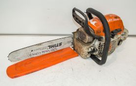 Stihl MS291 petrol driven chain saw ** Drive, parts, cover and chain missing ** A781002