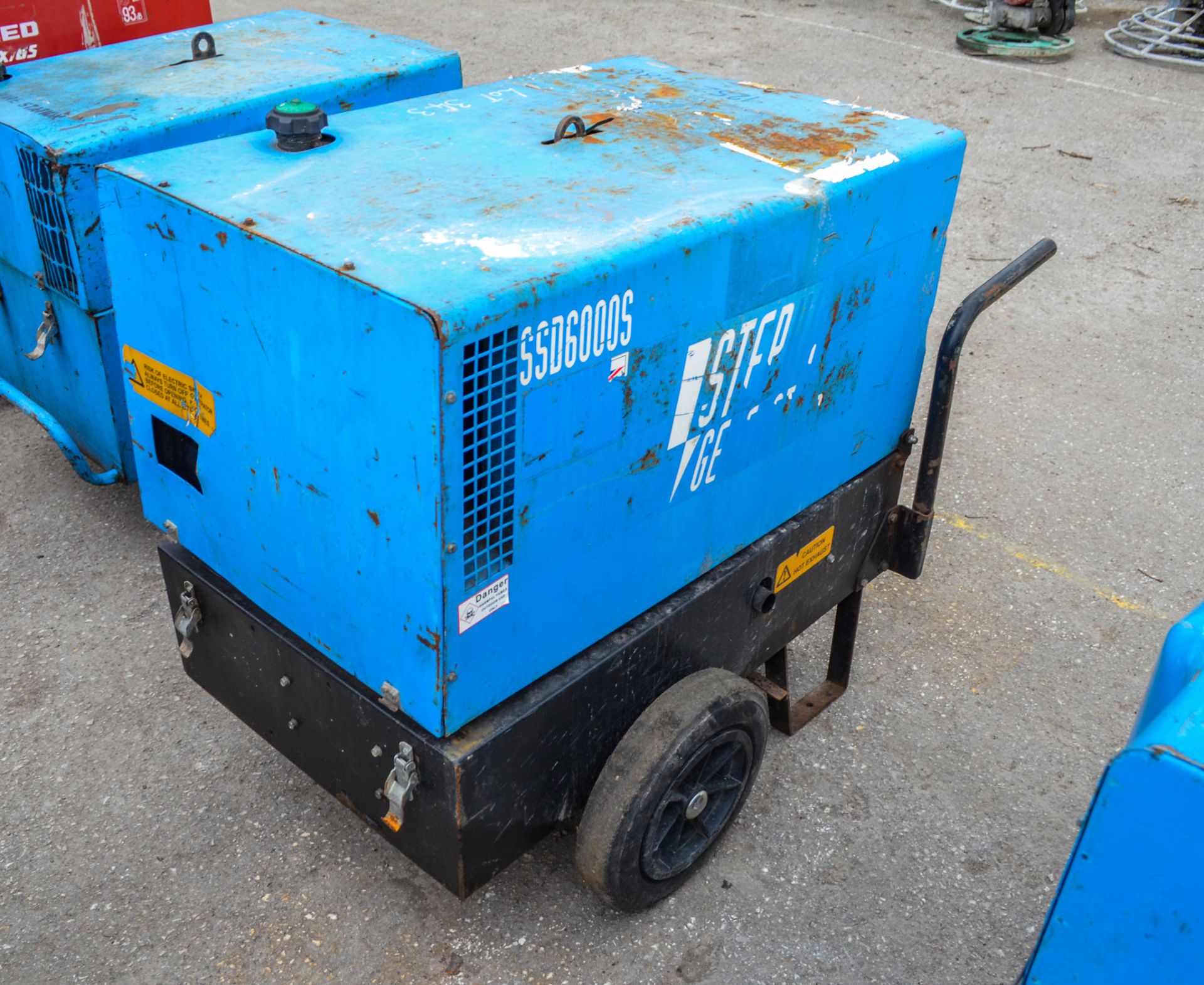 Stephill SSD 600S 6kva diesel driven generator Recorded hours: 2700 1252-048 - Image 2 of 4