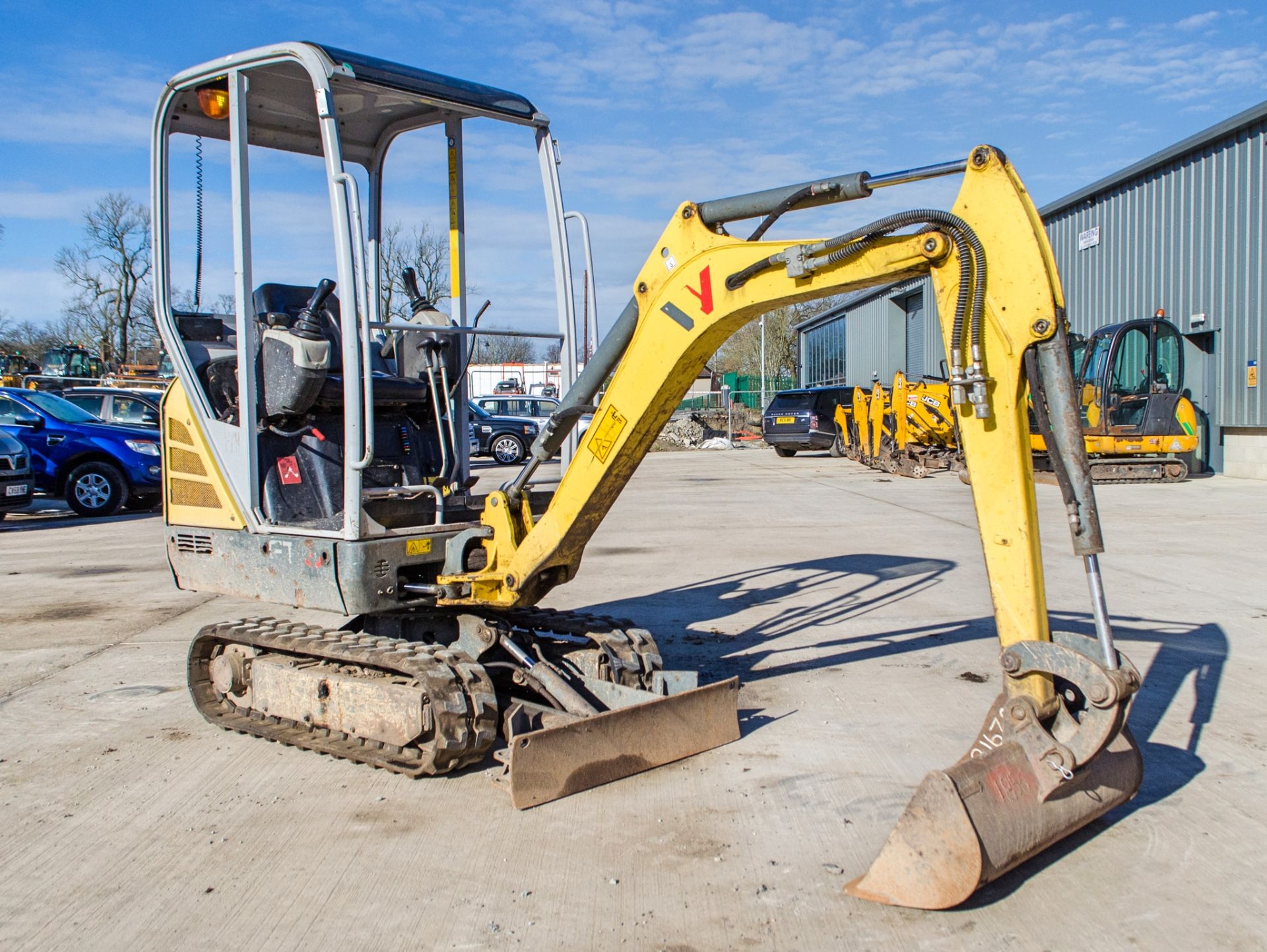 Wacker Neuson ET16 1.5 tonne rubber tracked mini excavator Year: 2016 S/N: PAL00351 Recorded - Image 2 of 21