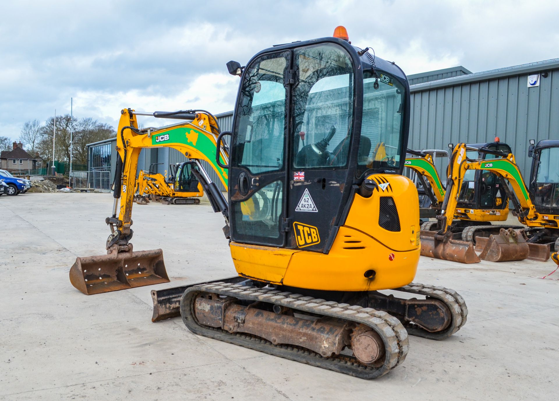 JCB 8025 2.8 tonne rubber tracked mini excavator - Image 4 of 21