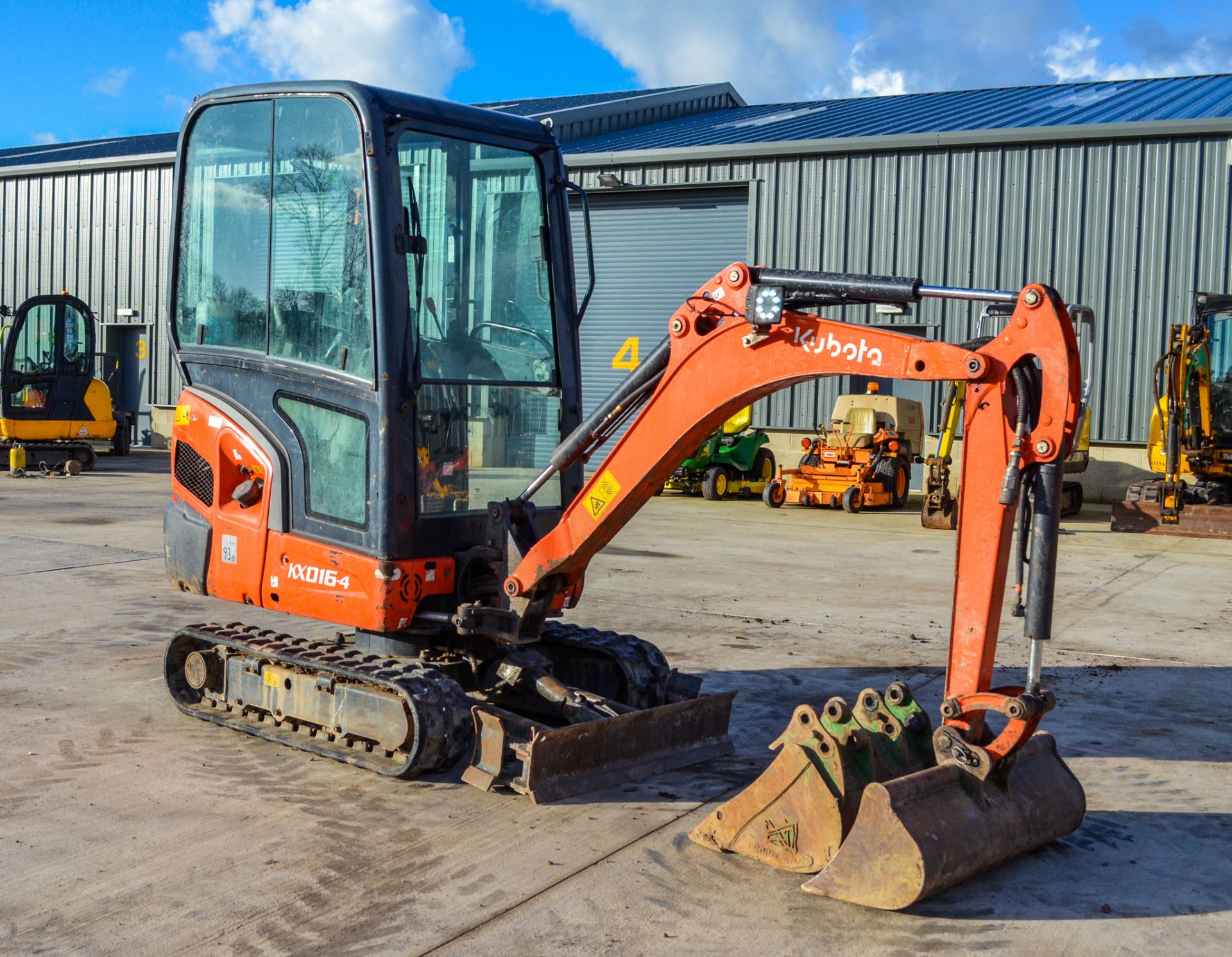 Kubota KX016-4 1.6 tonne rubber tracked mini excavator Year: 2015 S/N: 58685 Recorded Hours: 1714 - Image 2 of 18