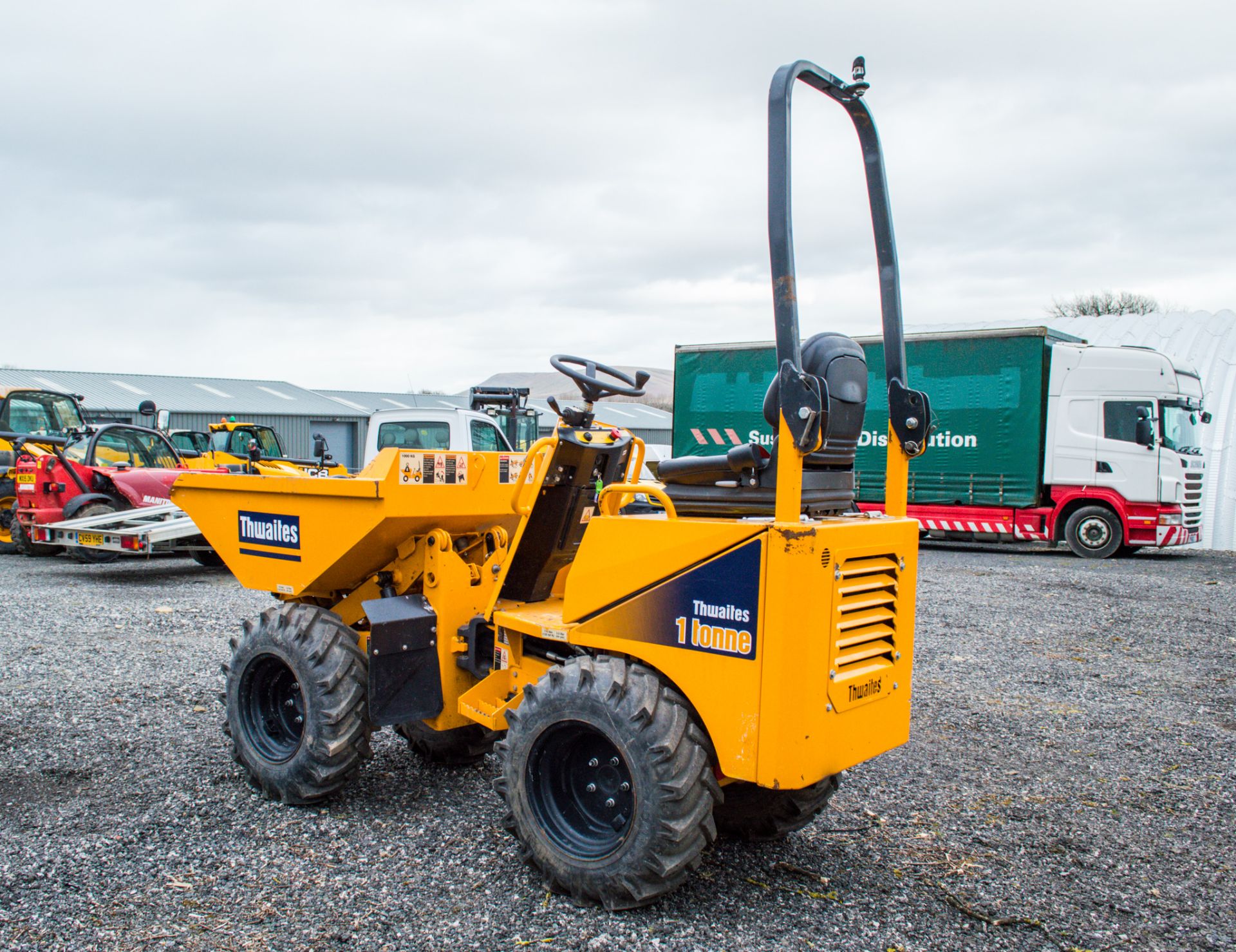 Thwaites 1 tonne hi-tip dumper Year: 2017 Recorded Hours: 227 S/N: 717D9589 - Image 4 of 18