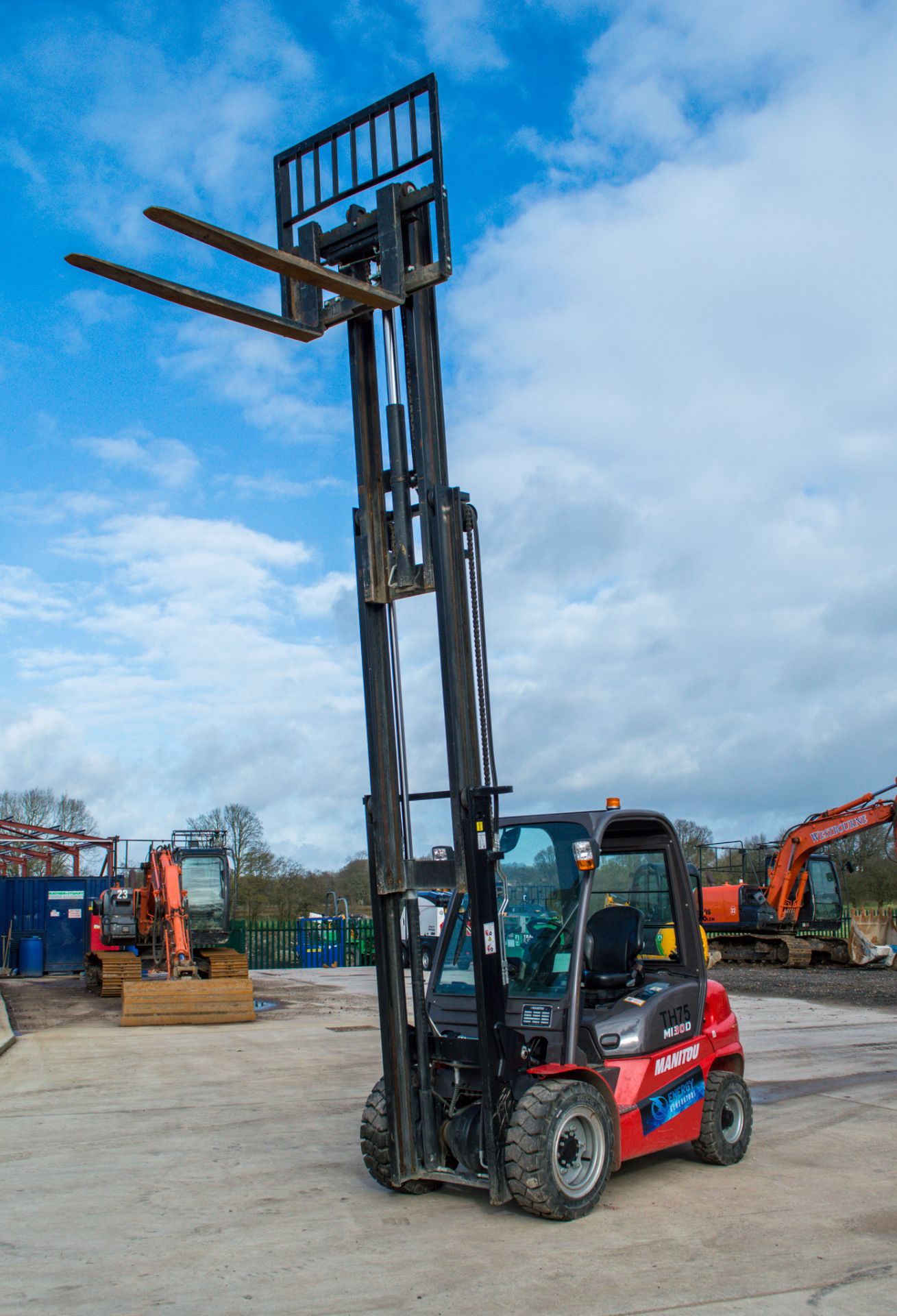 Manitou  MI 30D 3 tonne diesel fork lift truck Year: 2020 S/N: 877369 Recorded Hours: 430 TH75 - Image 9 of 18