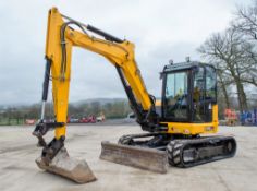 JCB 85 Z-2 Groundworker 8.5 tonne rubber tracked excavator Year: 2020 S/N: 2735672 Recorded Hours: