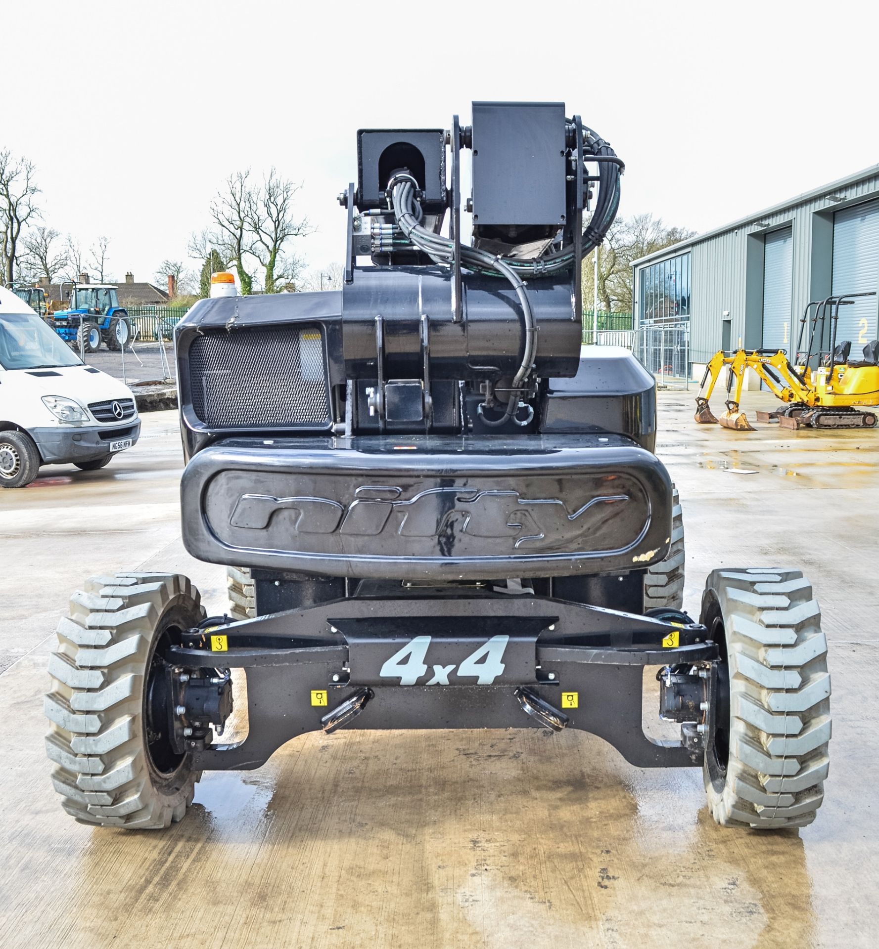 Nifty HR21 Hybrid diesel/battery electric 4x4 rough terrain articulated boom lift access platform - Image 6 of 24