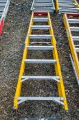 8 tread glass fibre framed step ladder 1901-LYT1444