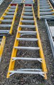 12 tread glass fibre framed step ladder LL-1814