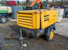 Atlas Copco XAS46D diesel driven mobile air compressor Year: 2002 Recorded hours: 585 ** Hitch