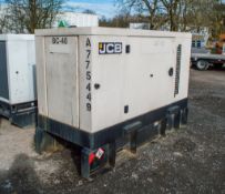 JCB BCRM 40-50 40 kva diesel driven generator Year: 2016 S/N: 2481161 A775449