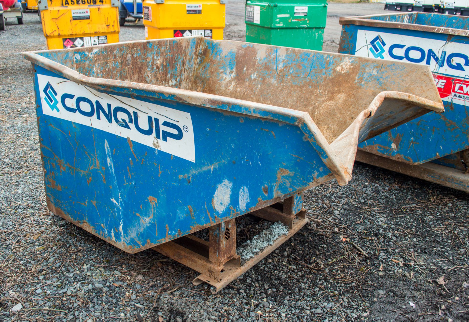 Conquip autolock fork lift tipping skip 77162