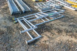 Boss Aluminium scoofold tower frame only  *damaged*  A1108589