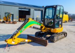 JCB 803 3 tonne rubber tracked mini excavator Year: 2014 S/N: 2117004 Recorded Hours: 2789