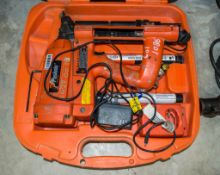 Paslode Impulse staple gun c/w charger and carry case ** No battery ** 04290029