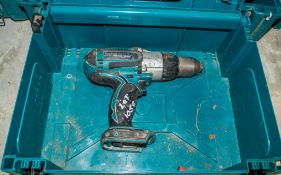 Makita 18v cordless hammer drill c/w carry case ** No battery or charger ** 1706051