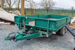 Ifor Williams LM 146 G3 tri - axle drop side flate bed trailer