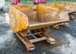 Steel fork lift tipping skip 4170