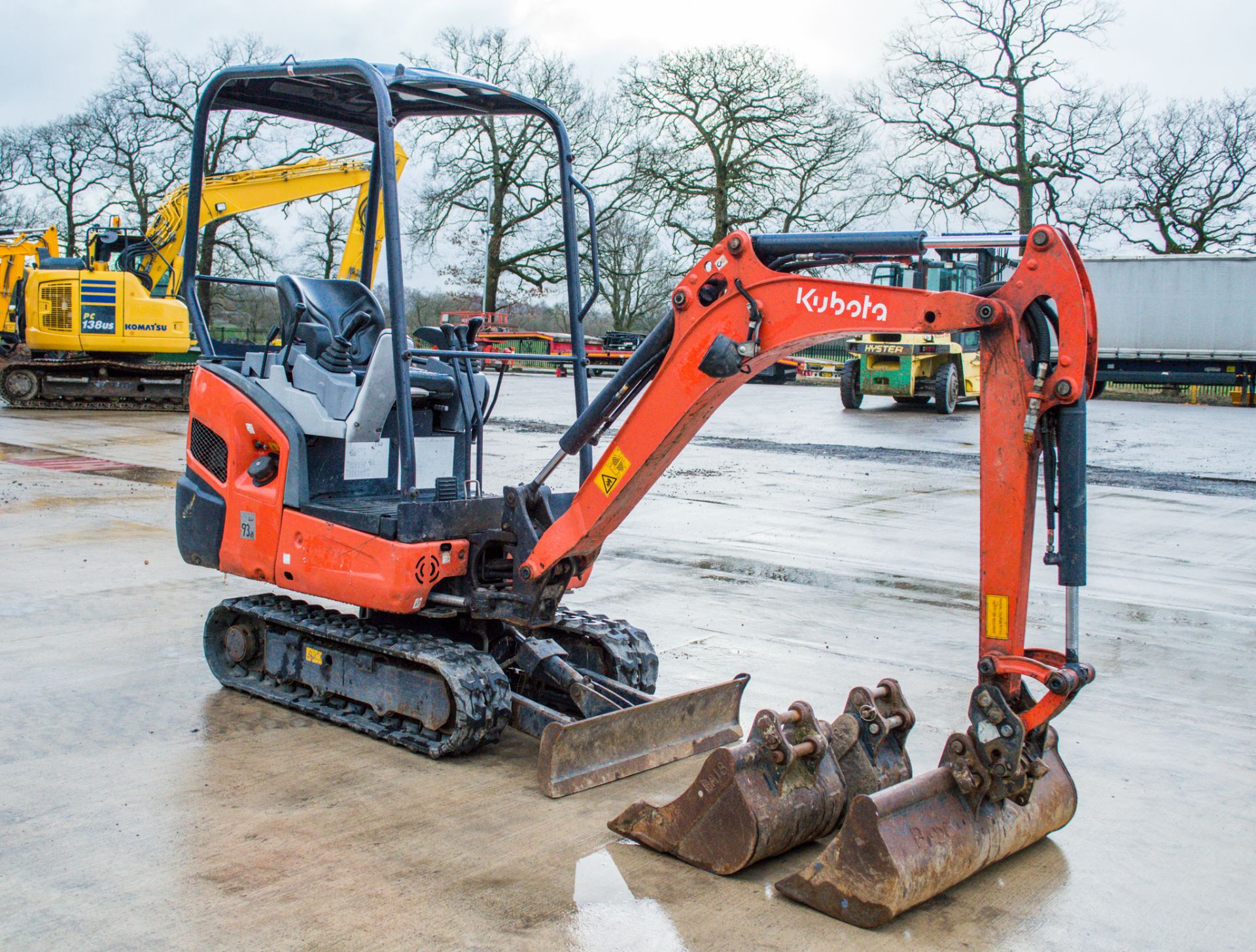 Kubota KX015-4 1.5 tonne rubber tracked mini excavator Year: 2016 S/N: 60177 Recorded Hours: 1870 - Image 2 of 18