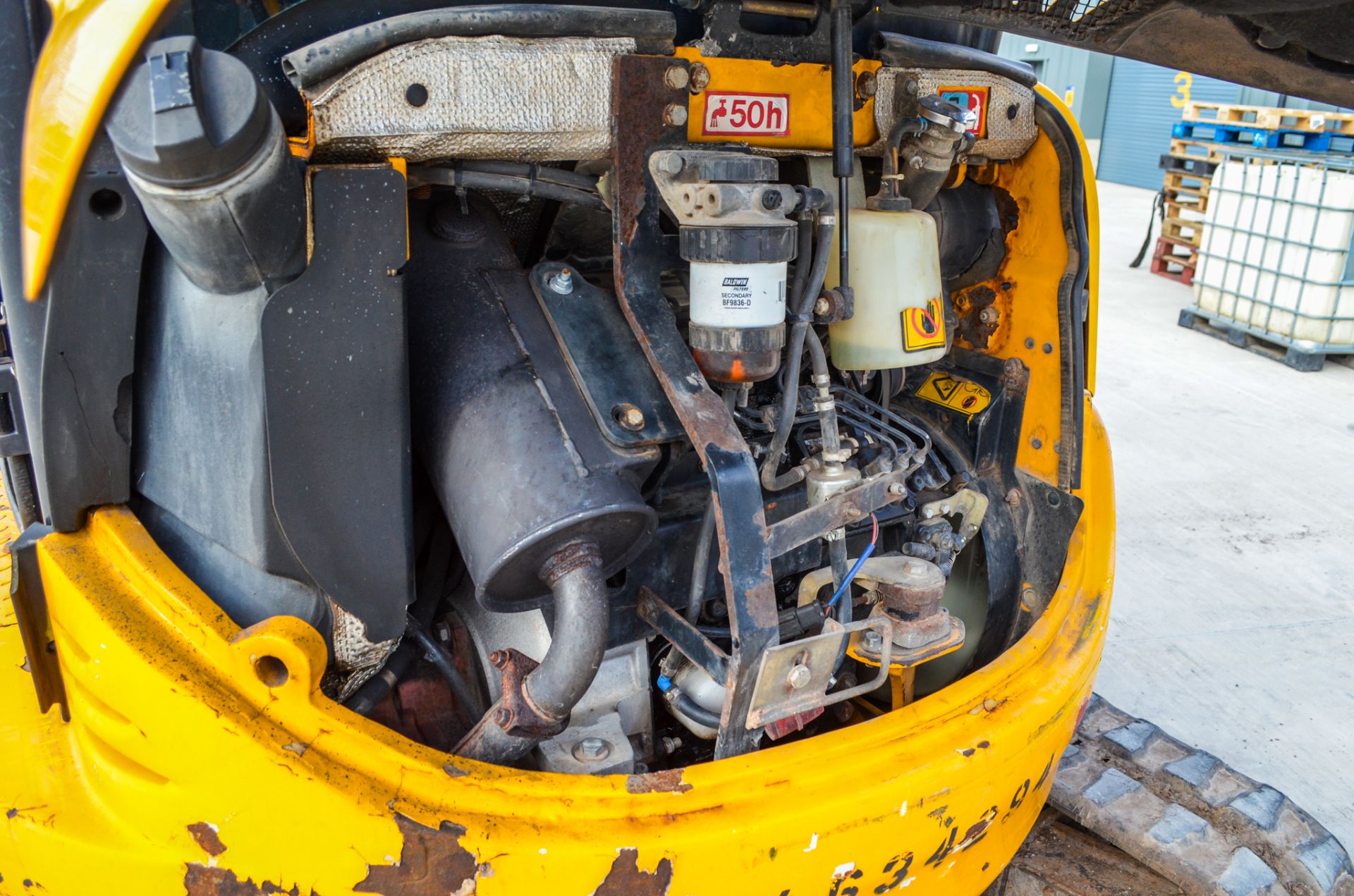 JCB 8030 3 tonne rubber tracked mini excavator Year: 2014 S/N: 2432157 Recorded hours: 2147 Blade, - Image 18 of 21